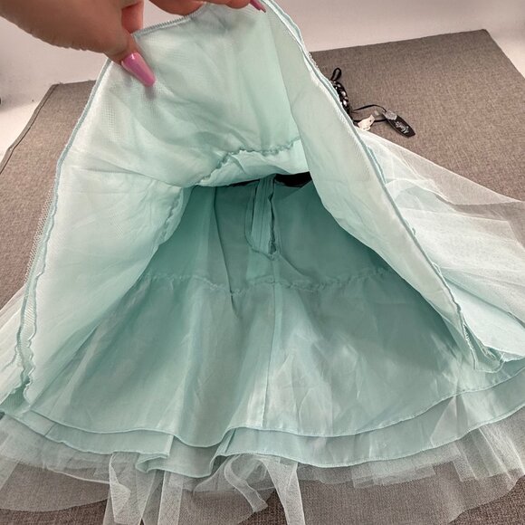 NEW! Nights By Teeze me Mini Dress Prom, Party Cocktail Strapless Size3 Sequined - Picture 9 of 14